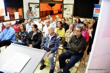 Debate entre los dos candidatos de primarias del PSOE de Telde (Foto Antonio Alí)